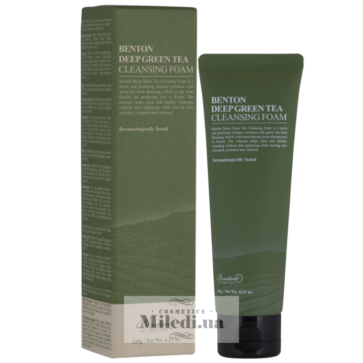 Очищаюча пінка з екстрактом зеленого чаю Benton Cleansing Foam, 120 мл