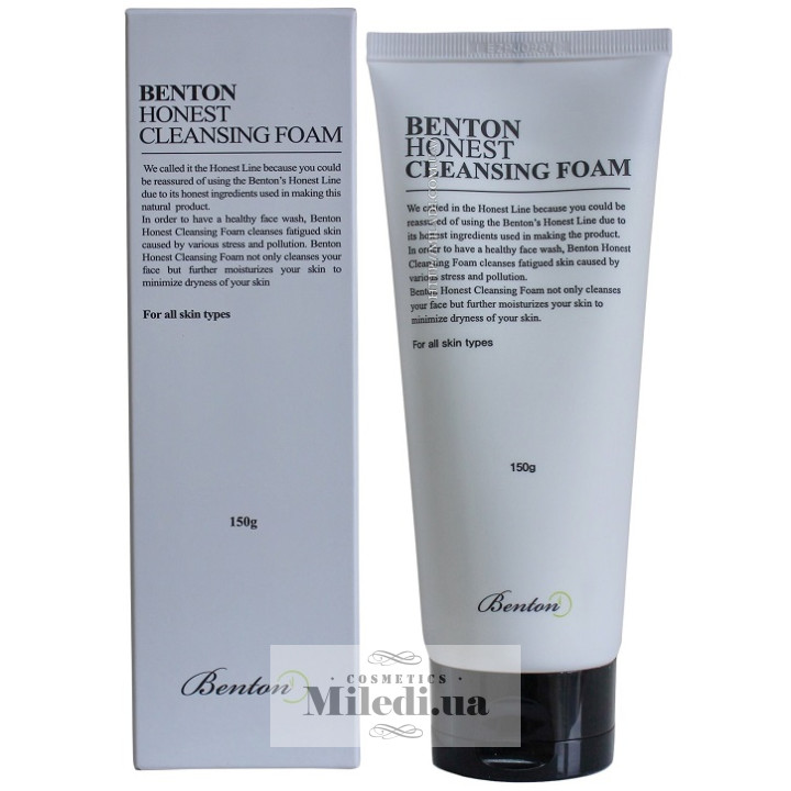 Пінка Benton Honest Cleansing Foam для всіх типів шкіри, 150 мл