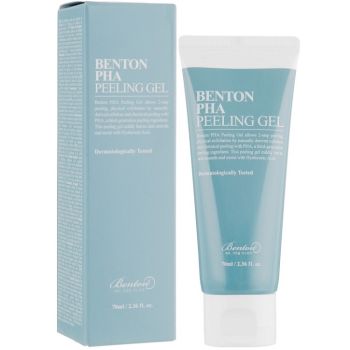 Пілінг-гель з лактобіоновою кислотою для всіх типів шкіри Benton PHA Peeling Gel 70 мл