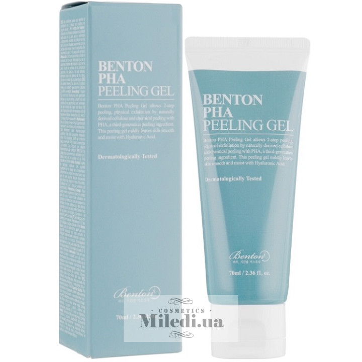 Пілінг-гель з лактобіоновою кислотою Benton PHA Peeling Gel, 70 мл