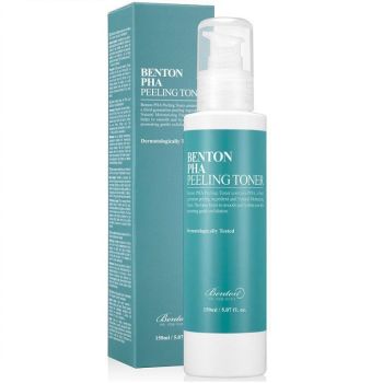 Тонер-ексфоліант з лактобіоновою кислотою Benton PHA Peeling Toner 150 мл