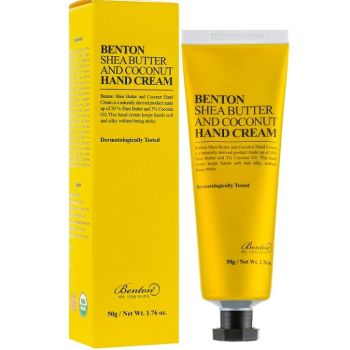 Крем для рук с маслом ши и кокоса Benton Shea Butter And Coconut Hand Cream 50 мл