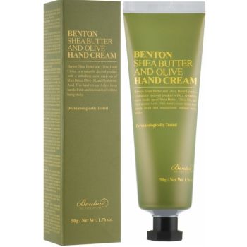 Крем для рук з маслом ши і оливи Benton Shea Butter and Olive Hand Cream 50 мл