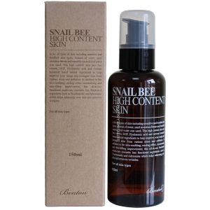 Тонер з муцином равлику і бджолиною отрутою Benton Snail Bee High Content Skin Toner All Skin Types 150 мл