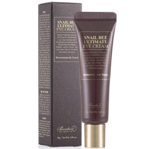 Крем для шкіри навколо очей з муцином равлику і бджолиною отрутою Benton Snail Bee Ultimate Eye Cream 30 мл
