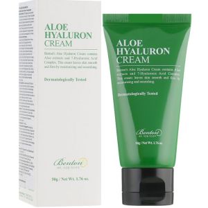 Зволожуючий крем з алое і гіалуроновою кислотою Benton Aloe Hyaluron Cream 50 мл