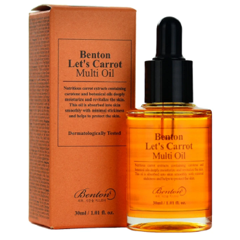 Мультифункциональная сыворотка с маслом семян моркови Benton Let's Carrot Multi Oil 30 мл