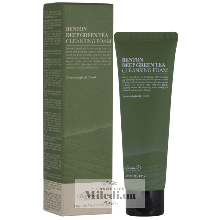 Очищающая пенка с экстрактом зеленого чая Benton Cleansing Foam, 120 мл