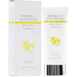 Солнцезащитный крем с экстрактом папайя Benton Papaya-D Sun Cream SPF38 PA+++