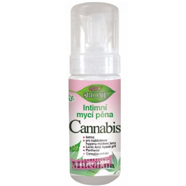 Пенка для интимной гигиены Каннабис Bione Cosmetics Cannabis, 150 мл