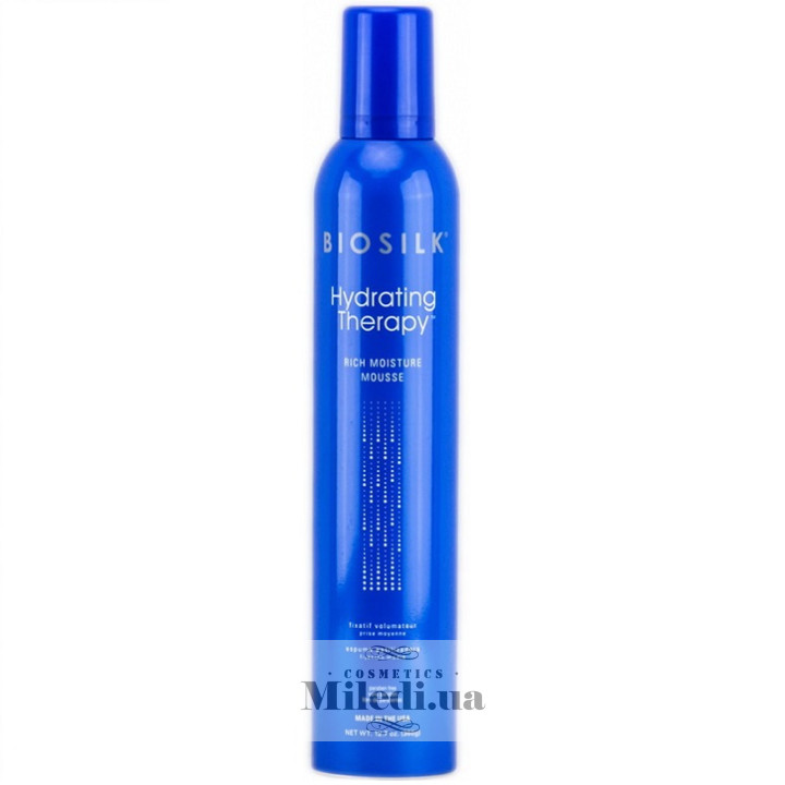 Мусс для укладки волос BioSilk Hydrating Увлажняющая терапия, 360 мл