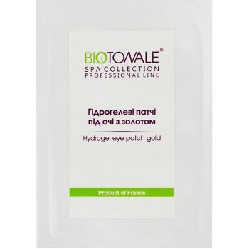 Гидрогелевые патчи под глаза с биозолотом Biotonale Gidrogel Eye Patch Gold