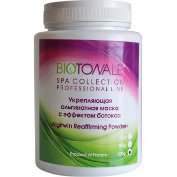 Альгинатная маска укрепляющая с эффектом ботокса Biotonale Algi Twin Reaffirming Powder