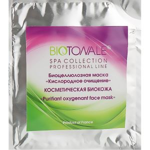 Биоцеллюлозная маска Кислородное очищение косметическая био-кожа Biotonale Purifiant Oxygenant Face Mask (шт)