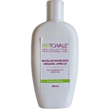 Міцелярна вода для всіх типів шкіри обличчя Biotonale Micellar Water With Organic Apricot Проф