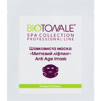 Шовковиста маска Миттєвий ліфтинг Biotonale Anti Age Mask 1 шт