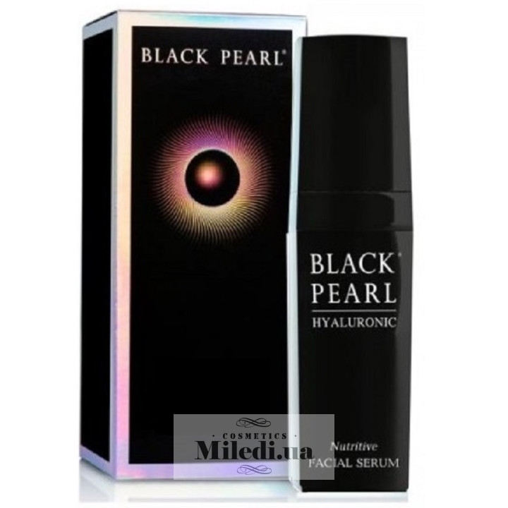 Поживна сироватка для обличчя Black Pearl з гіалуроновою кислотою, 30 мл