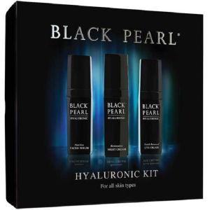 Оновлюючий гіалуроновий набір для обличчя Sea of Spa Black Pearl Hyaluronic Kit 3х30ml