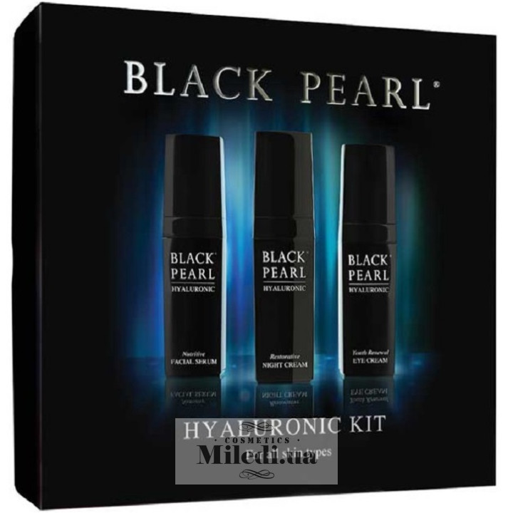 Оновлюючий гіалуроновий набір Black Pearl Hyaluronic Kit, 3х30ml