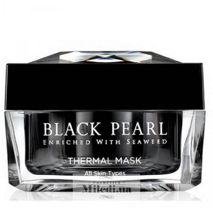 Термальна розігріваюча маска Black Pearl для обличчя, 50 мл