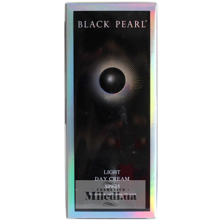 Легкий денний зволожуючий крем Black Pearl для обличчя, 50 мл