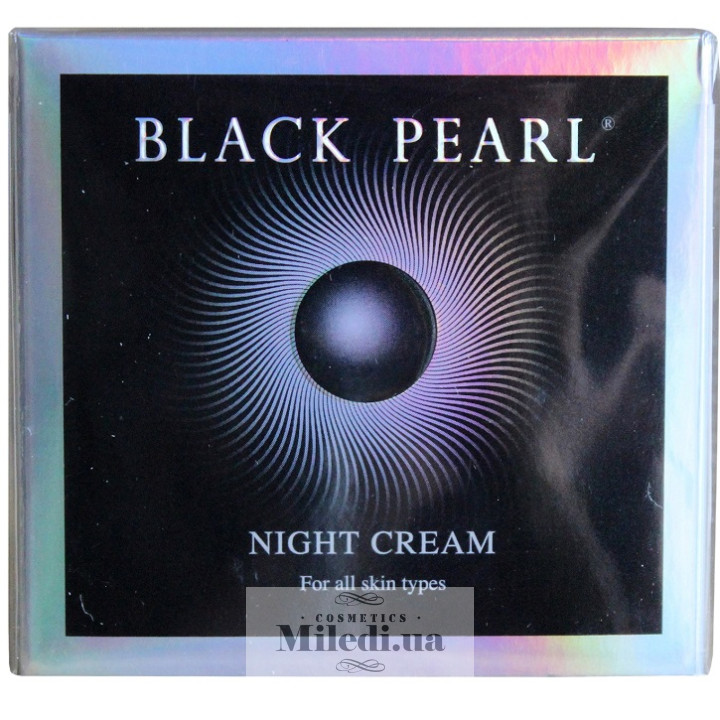 Відновлюючий нічний крем Black Pearl проти зморшок, 50 мл