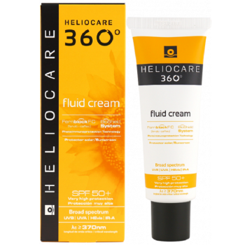 Сонцезахисний крем-флюїд для всіх типів шкіри Cantabria Labs Heliocare 360º Fluid Cream SPF50+ 50 мл