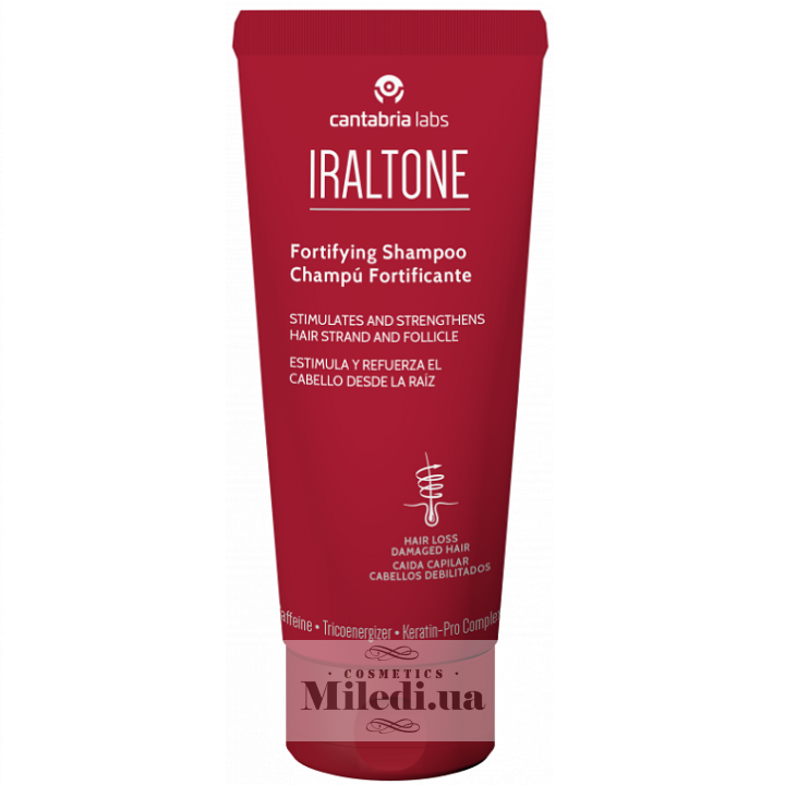 Зміцнюючий шампунь Cantabria Labs проти випадіння волосся, 200 мл
