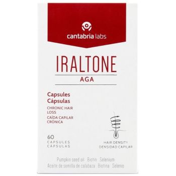 Капсулы для лечения выпадения волос Cantabria Labs Iraltone Aga Capsules 60 шт