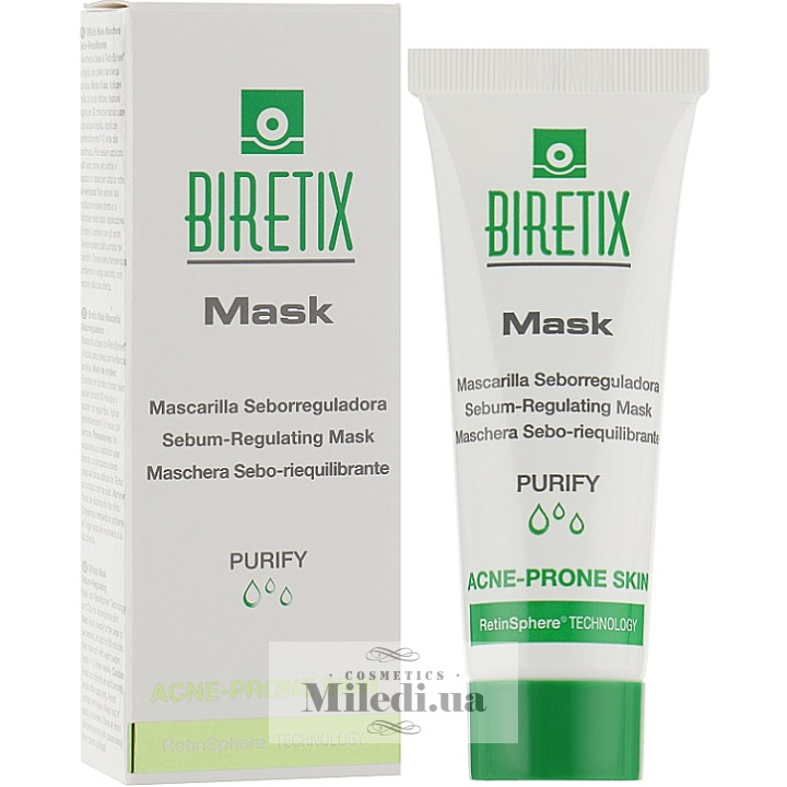 Себорегулююча маска Cantabria Labs для шкіри з акне, 25 мл