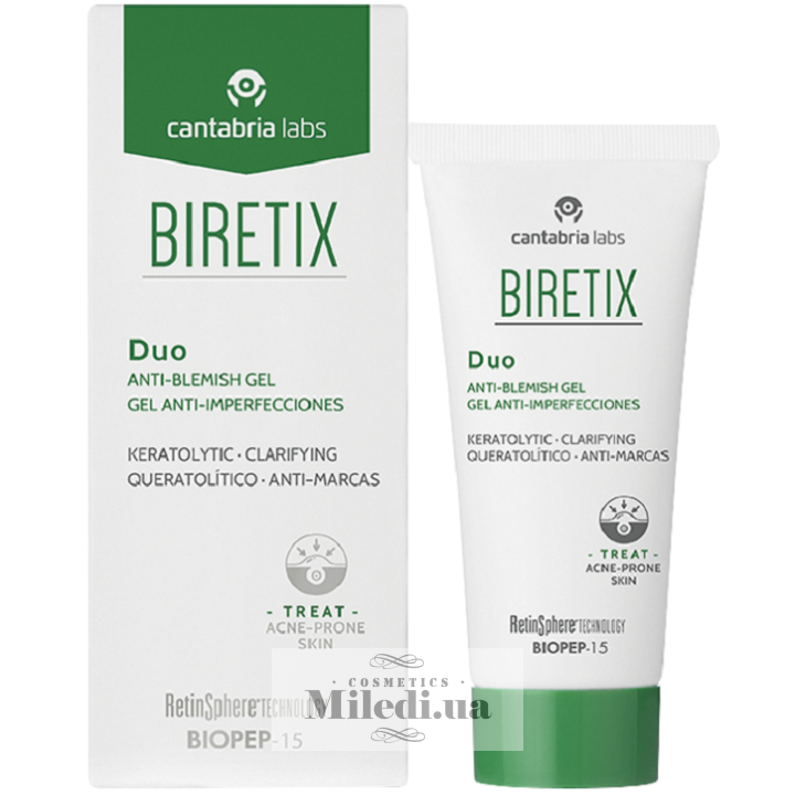 Себорегулюючий гель Cantabria Labs для проблемної шкіри з акне, 30 мл