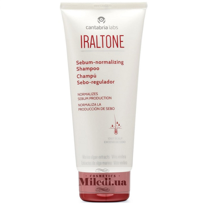 Себорегулюючий шампунь Cantabria Labs для жирної шкіри голови, 200 мл