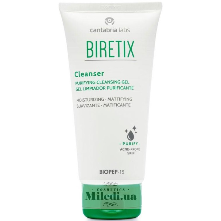Гель для вмивання Cantabria Labs Biretix Cleanser для шкіри з акне, 200 мл