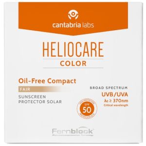 Крем-пудра компактная для жирной кожи Светлый тон Cantabria Labs Heliocare Color Oil-Free Compact SPF50 Fair