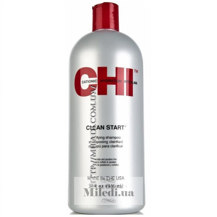 Шампунь Chi Clean Start Clarifying Shampoo для волосся, 946 мл