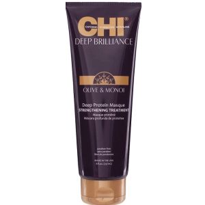 Протеиновая маска для волос с маслом оливы и монои Chi Deep Brilliance Deep Protein Masque Strengthening Treatment 237 мл