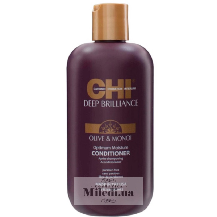 Зволожуючий кондиціонер CHI Deep Brilliance з маслом оливи і моноі, 946 мл