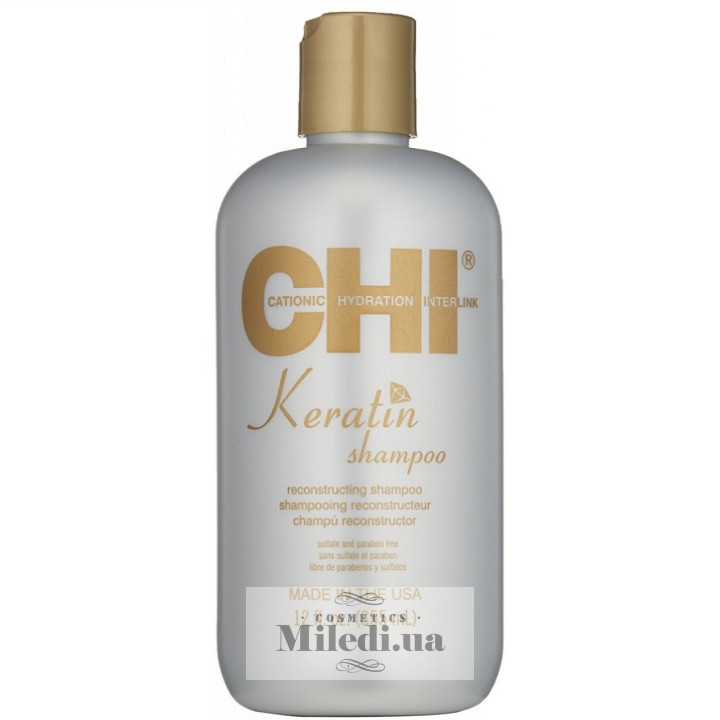 Шампунь кератиновий CHI Keratin відновлюючий для волосся, 355 мл