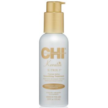 Разглаживающее средство спрей-реконструкция с эффектом разглаживания волос CHI Keratin K-Trix 5 Smoothing Treatment 115 мл