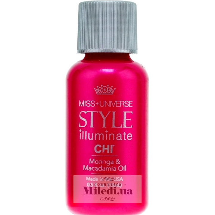 Шовк для волосся CHI Miss Universe Style Illuminate «Морінга і макадамія», 15 мл