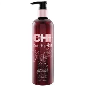 Защитный кондиционер с маслом шиповника для окрашенных волос Chi Rose Hip Oil Color Nurture Protecting Conditioner 340 мл