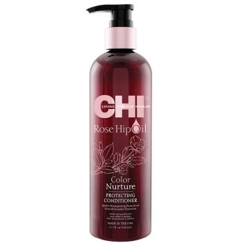 Захисний кондиціонер з маслом шипшини для пофарбованого волосся Chi Rose Hip Oil Color Nurture Protecting Conditioner 340 мл
