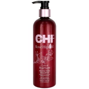 Защитный шампунь для окрашенных волос с маслом шиповника Chi Rose Hip Oil Color Nurture Protecting Shampoo 340 мл