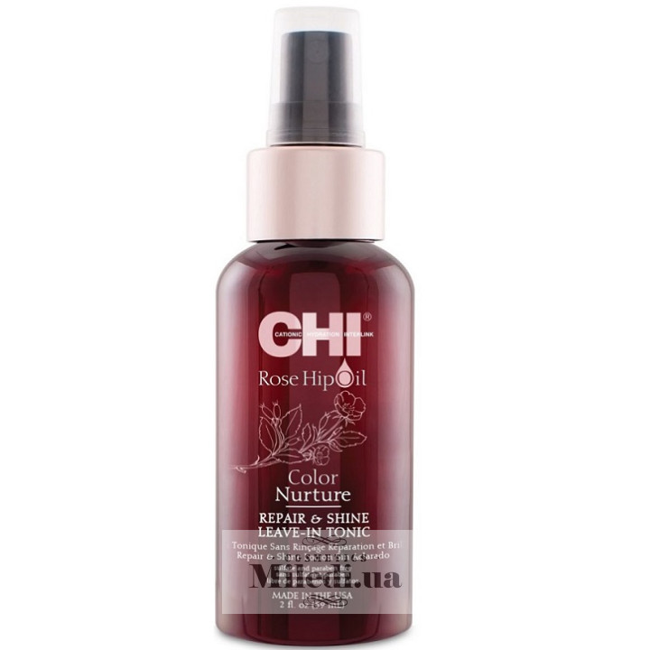 Спрей-тонік CHI Rose з маслом шипшини для відновлення волосся, 59 мл