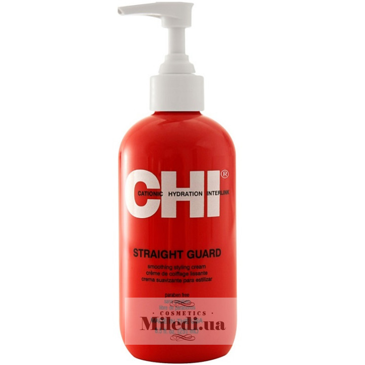 Розгладжуючий крем для гладкості волосся CHI Straight Guard Smoothing, 250 мл