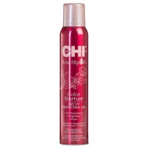 Спрей-блеск с маслом шиповника CHI Rose Hip Oil Color Nurture Dry UV Protecting Oil