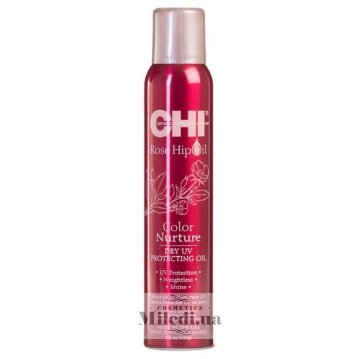 Спрей-блиск Chi Rose Hip Oil з маслом шипшини для волосся, 150 мл