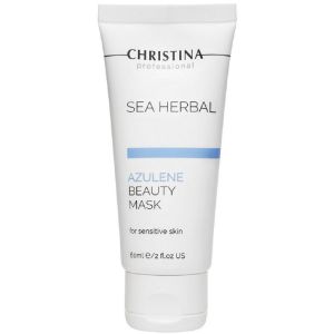 Азуленовая маска красоты для чувствительной кожи Christina Sea Herbal Beauty Mask Azulene Sensitive Skin 60 мл