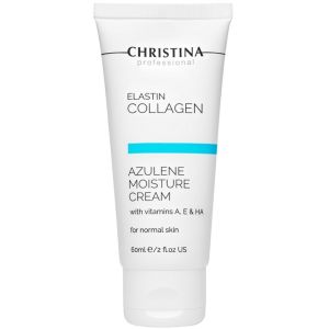 Увлажняющий азуленовый крем с коллагеном и эластином Christina Elastin Collagen Azulene Moisture Cream 60 мл