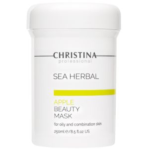 Яблочная маска красоты для жирной кожи Christina Professional Sea Herbal Beauty Mask Apple 250 мл